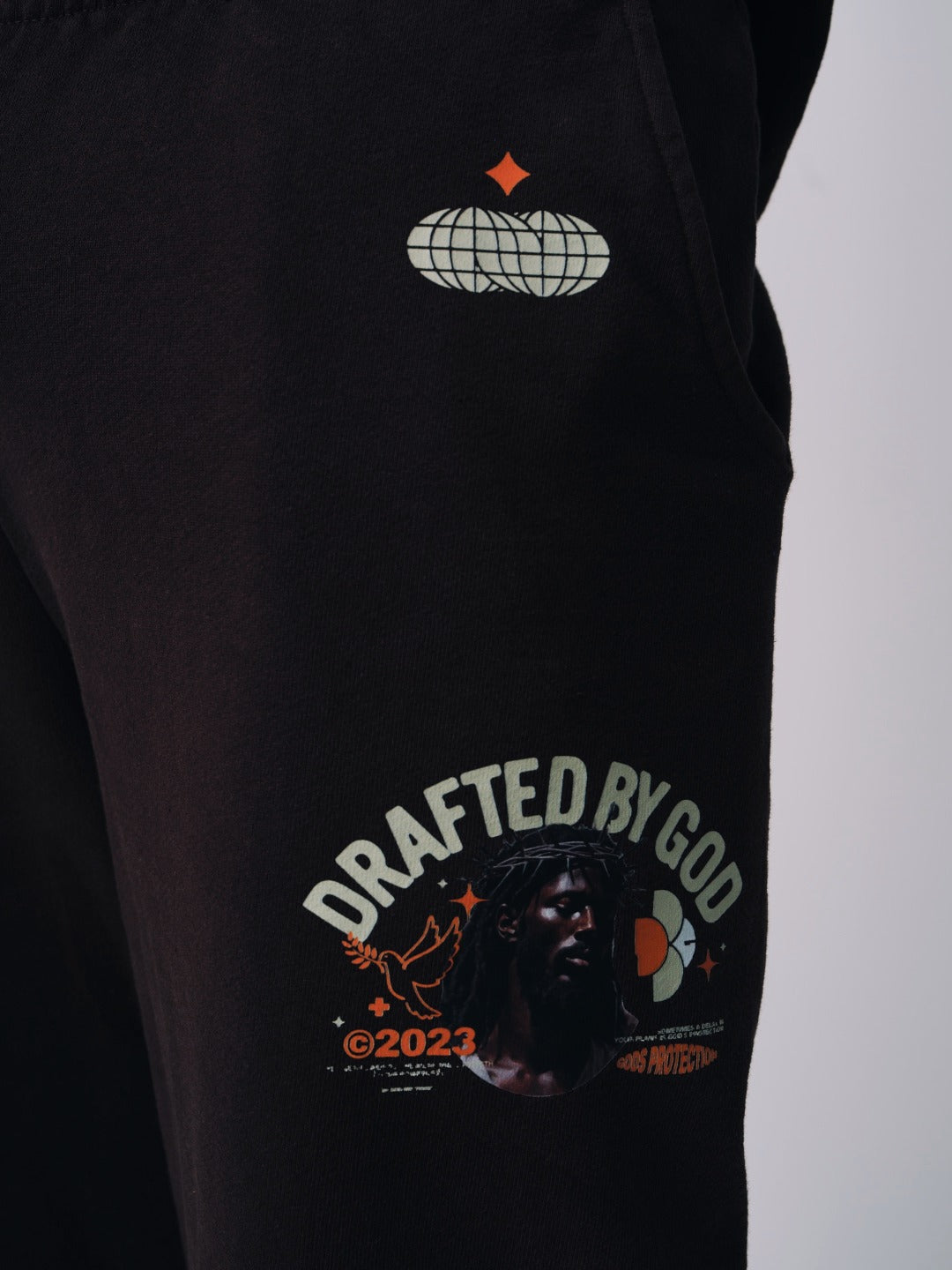 Black Jesus Sweat Pant - Brown