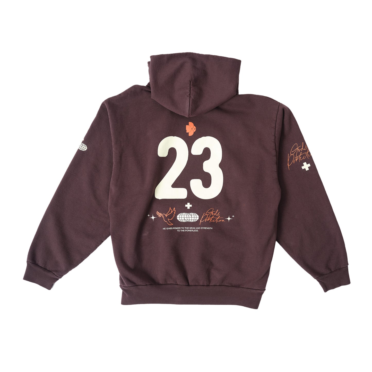 Black Jesus Hoodie - Brown