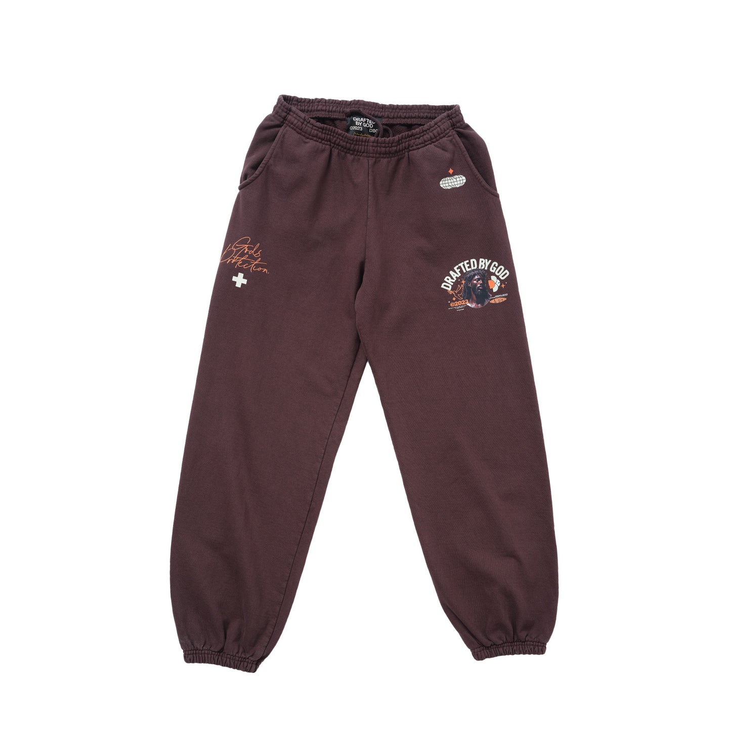 Black Jesus Sweat Pant - Brown