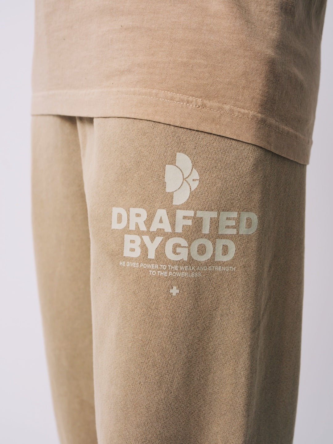 Holy Cross Sweat Pant - Tan
