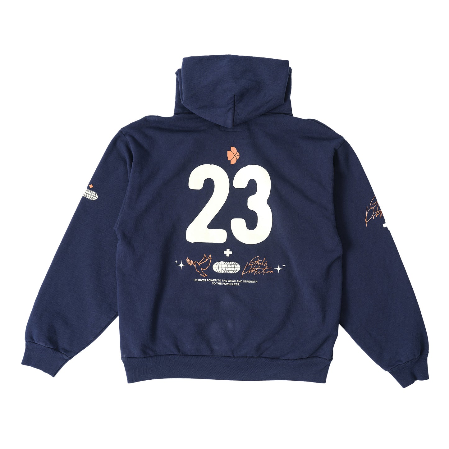 Black Jesus Hoody - Navy Blue