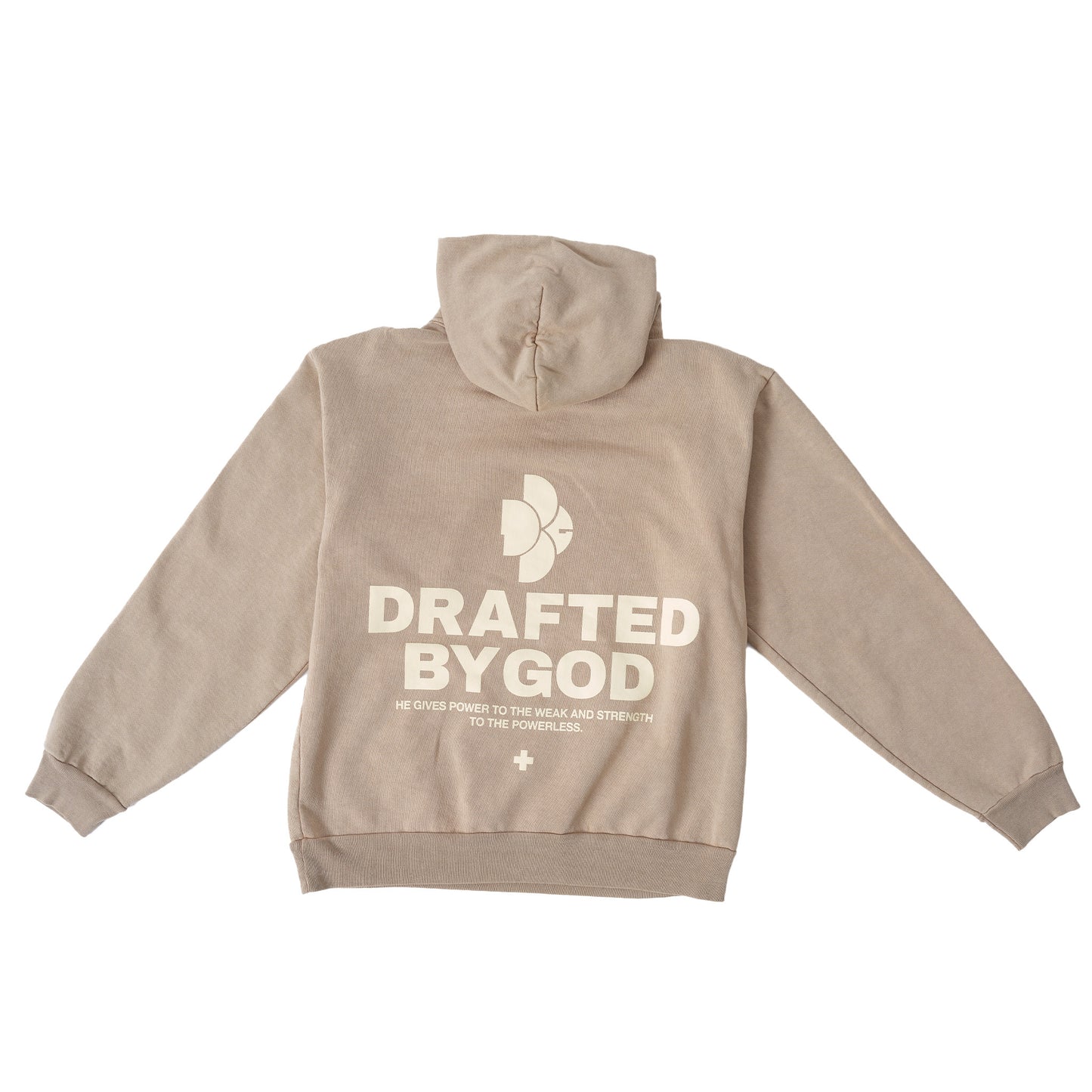 Holy Cross Hoodie - Tan