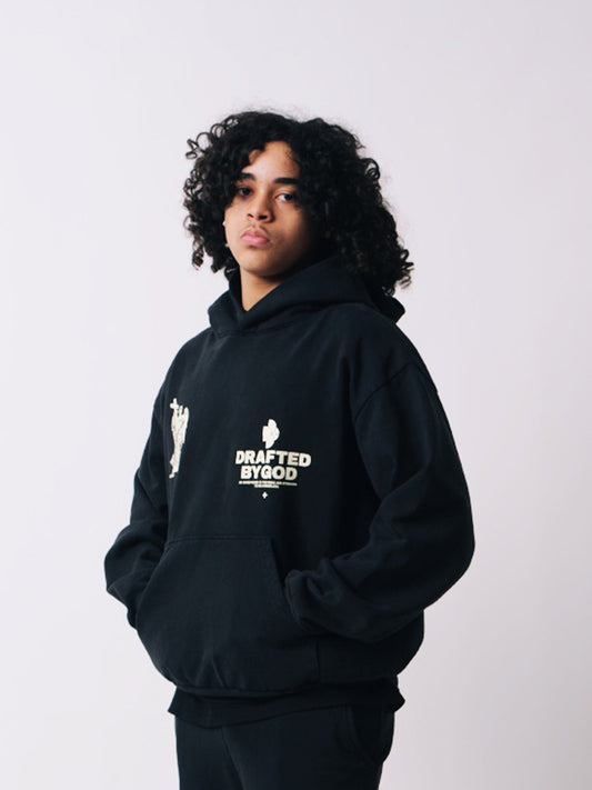 Holy Cross Hoodie - Black