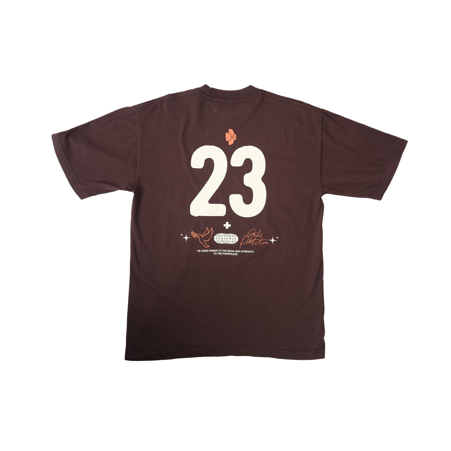Black Jesus T-Shirt - Brown