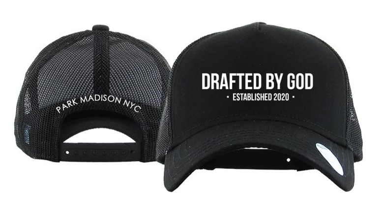 DRAFTED BY GOD DAD CAP